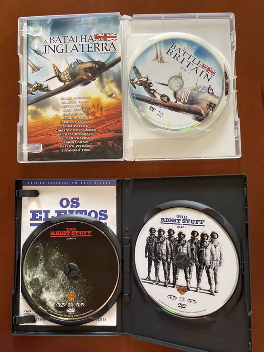 Dvd Edição Especial 2 discos Battle of Britain e The Right Stuff