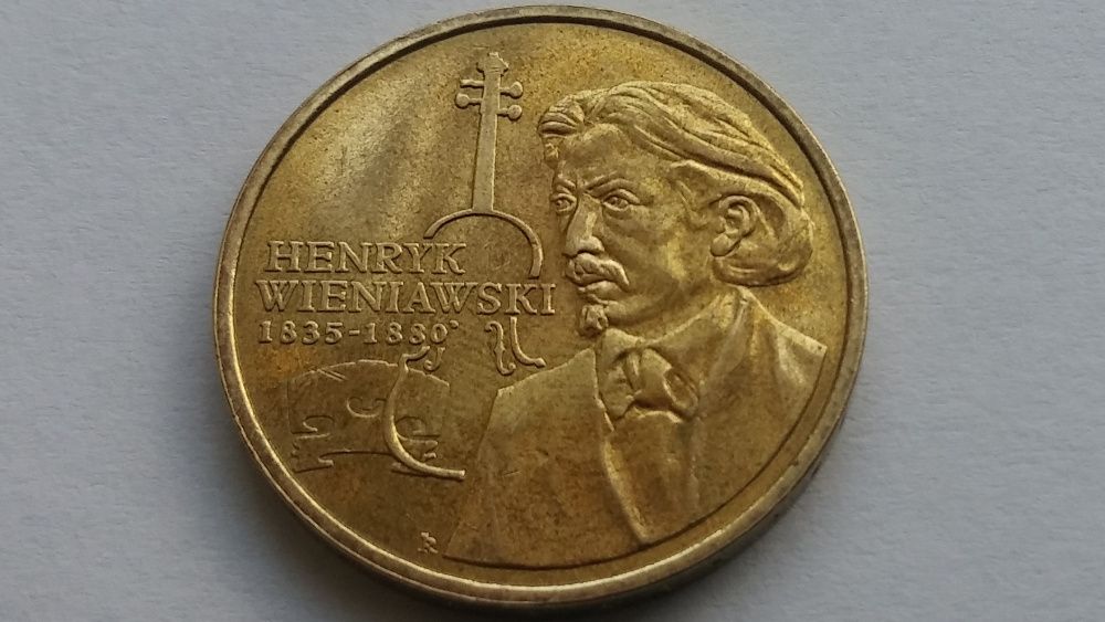 Moneta 2 zł Henryk Wieniawski 2001 r