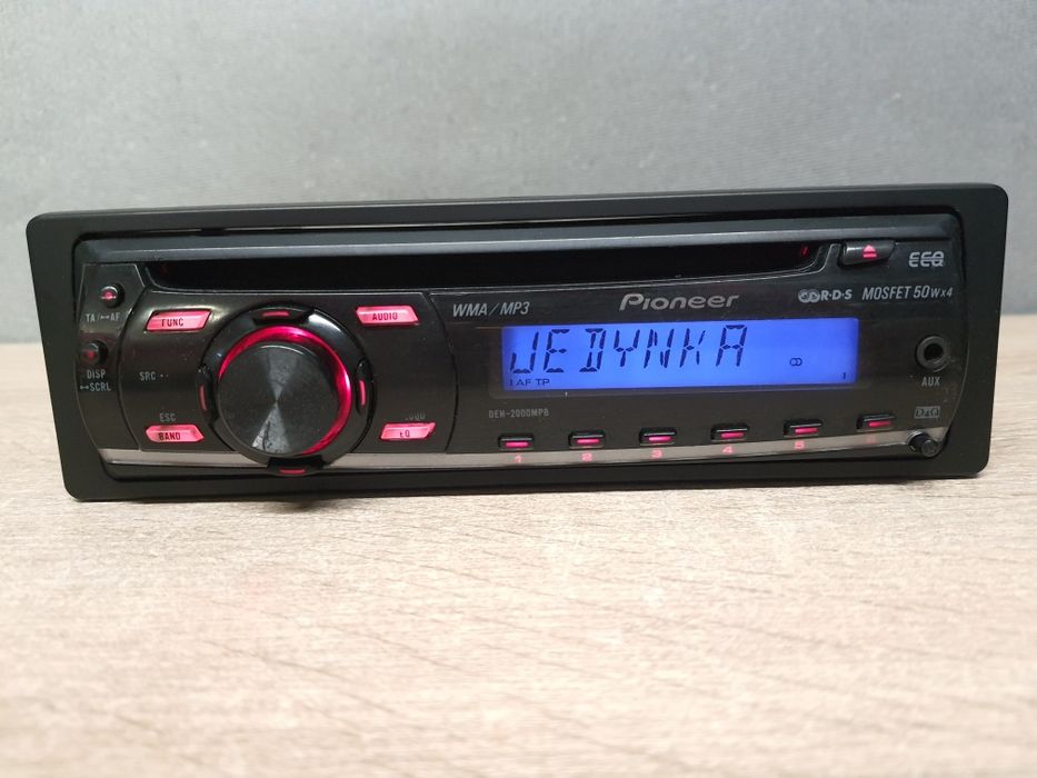 Radio samochodowe Pioneer CD MP3 AUX 4x50w DEH-2000MPB Vw Golf Passat
