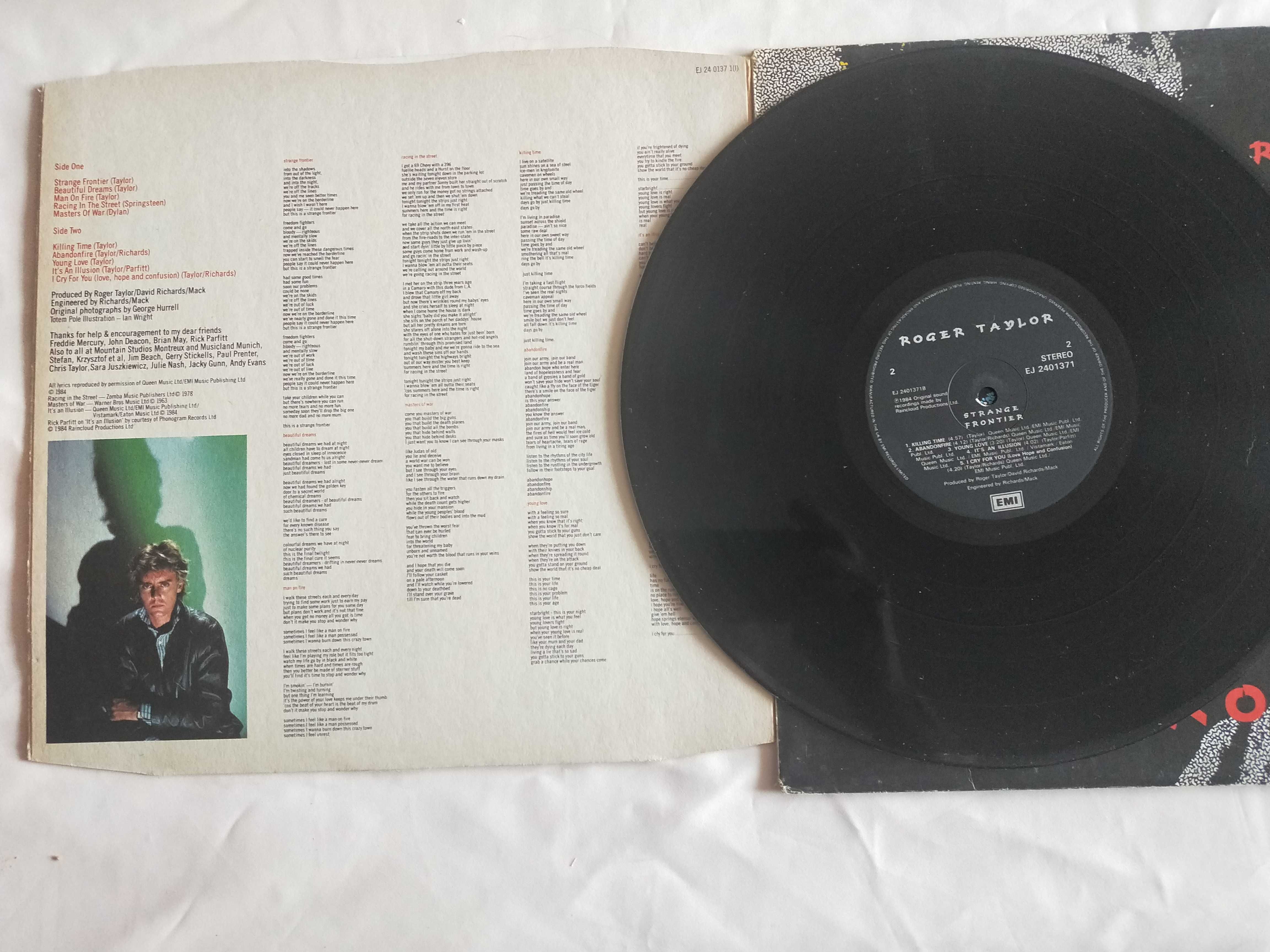 Roger Taylor (Queen) - Strange frontier - LP 1984 r. EMI Records UK