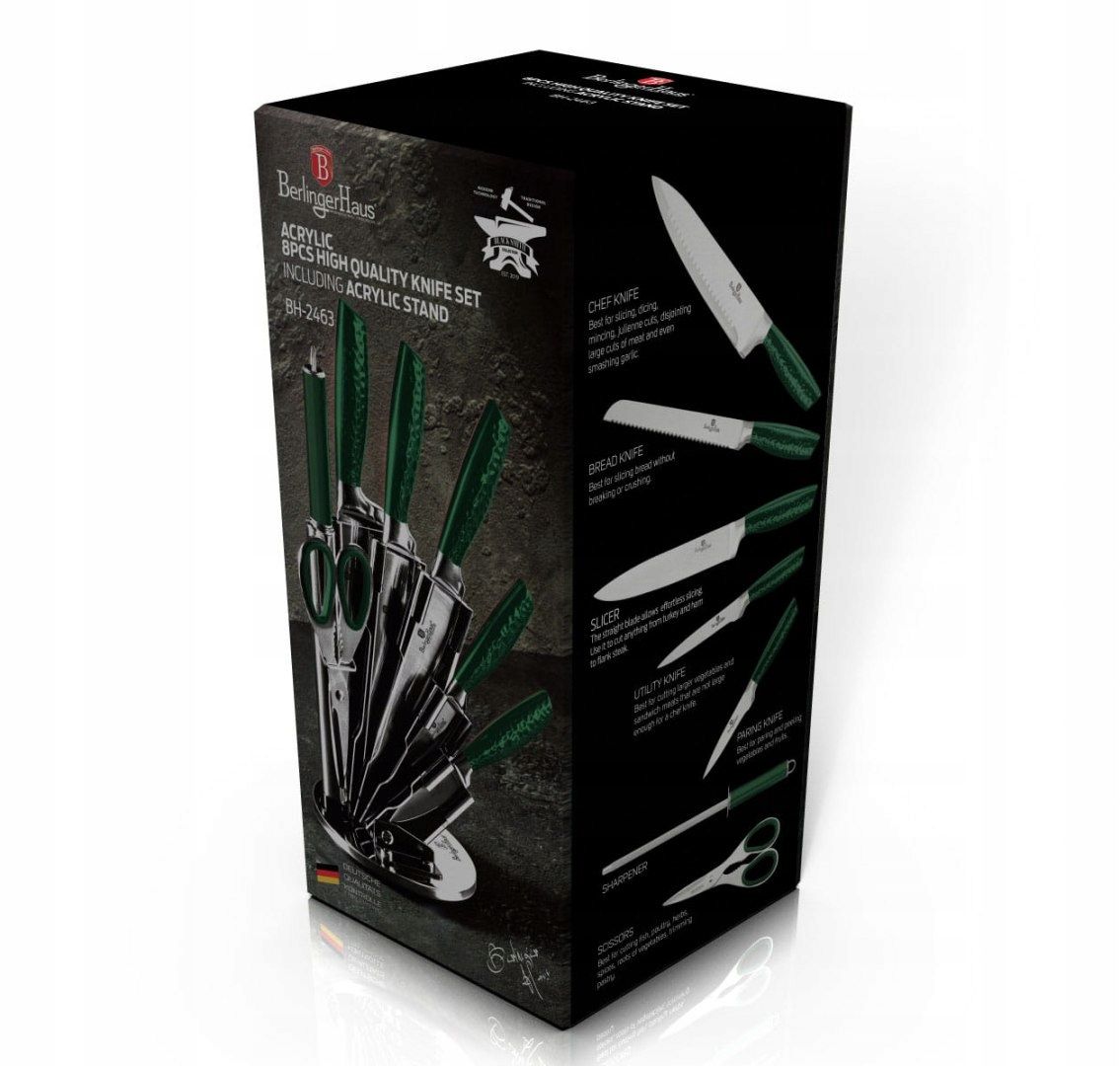 Komplet noży w pudełku Berlinger Haus Acrylic Knife Set 6 i więcej szt