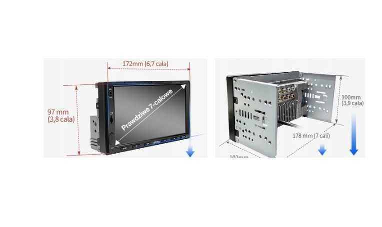 Atoto F7 WE 7-calowe radio z Bluetooth Gps Navi F7G2A7WE