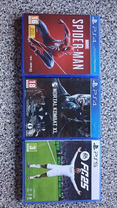 Spiderman/Mortal kombat xl/Fc 25 Playstation 4/5