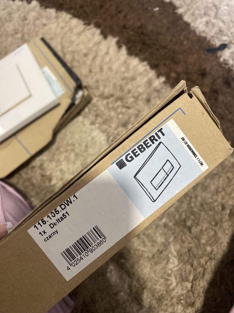 Geberit przycisk delta 51, czarny