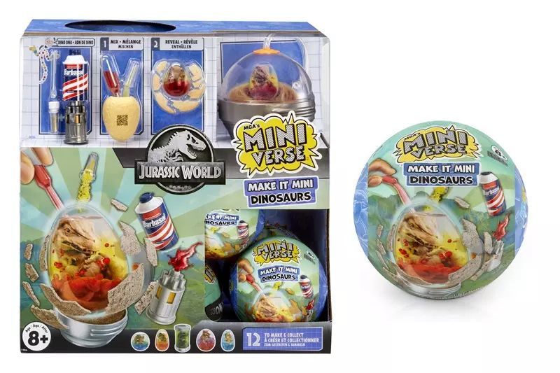 Miniverse. Mini Jurassic World. Dinozaur. MGA