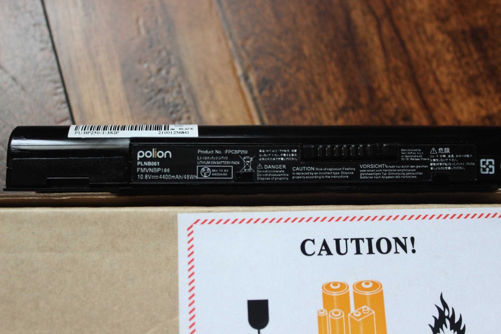 акумулятор від ноутбука Fujitsu LifeBook A531 працює 1 годину 27 хвил.