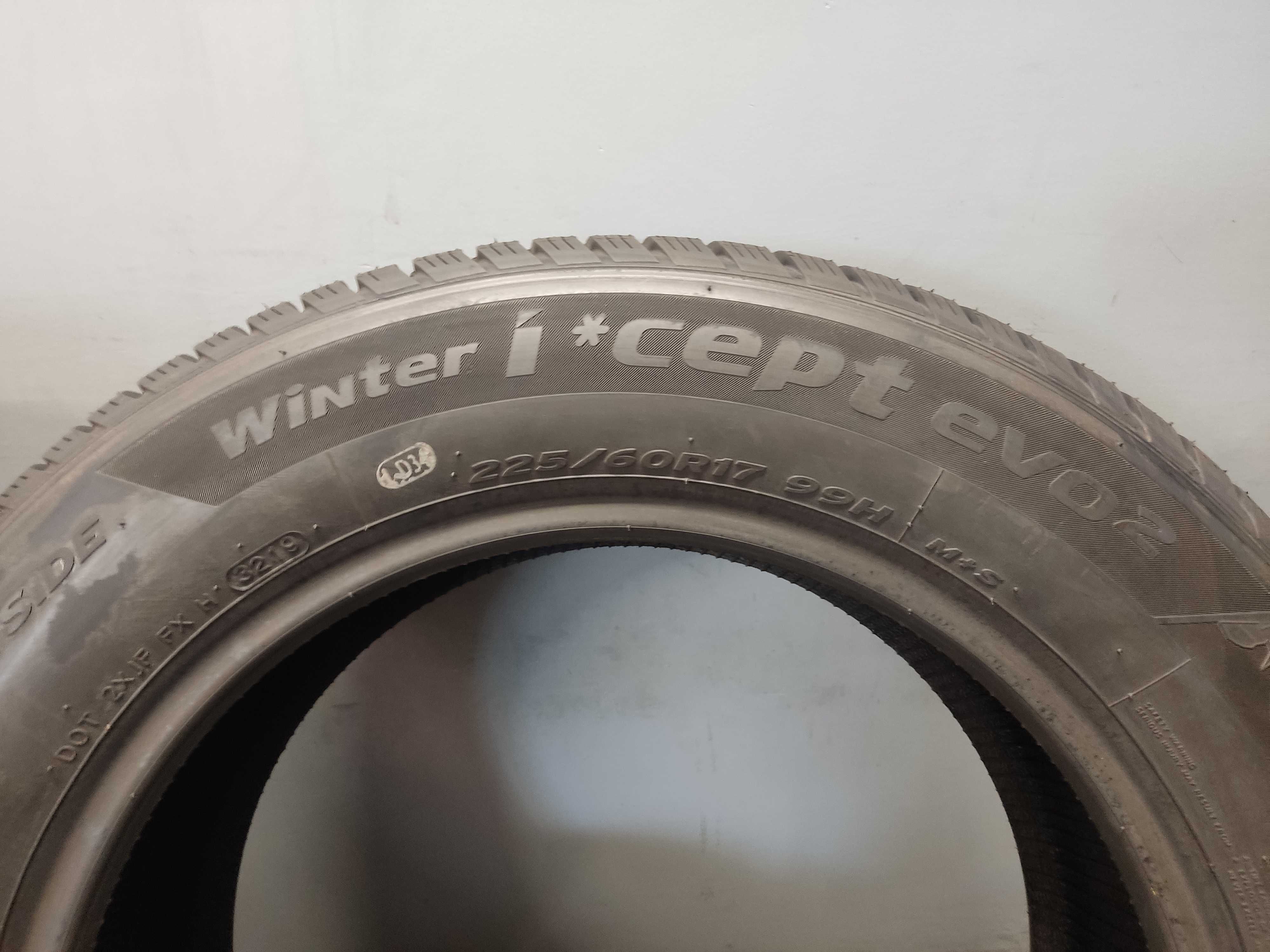 4x225/60R17 Hankook Winter I*Cept Evo 2, 99H, 2019 rok, NOWE