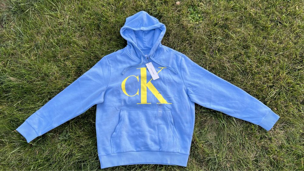 Худі жіноче унісекс Calvin Klein Monogram Logo Fleece Hoodie