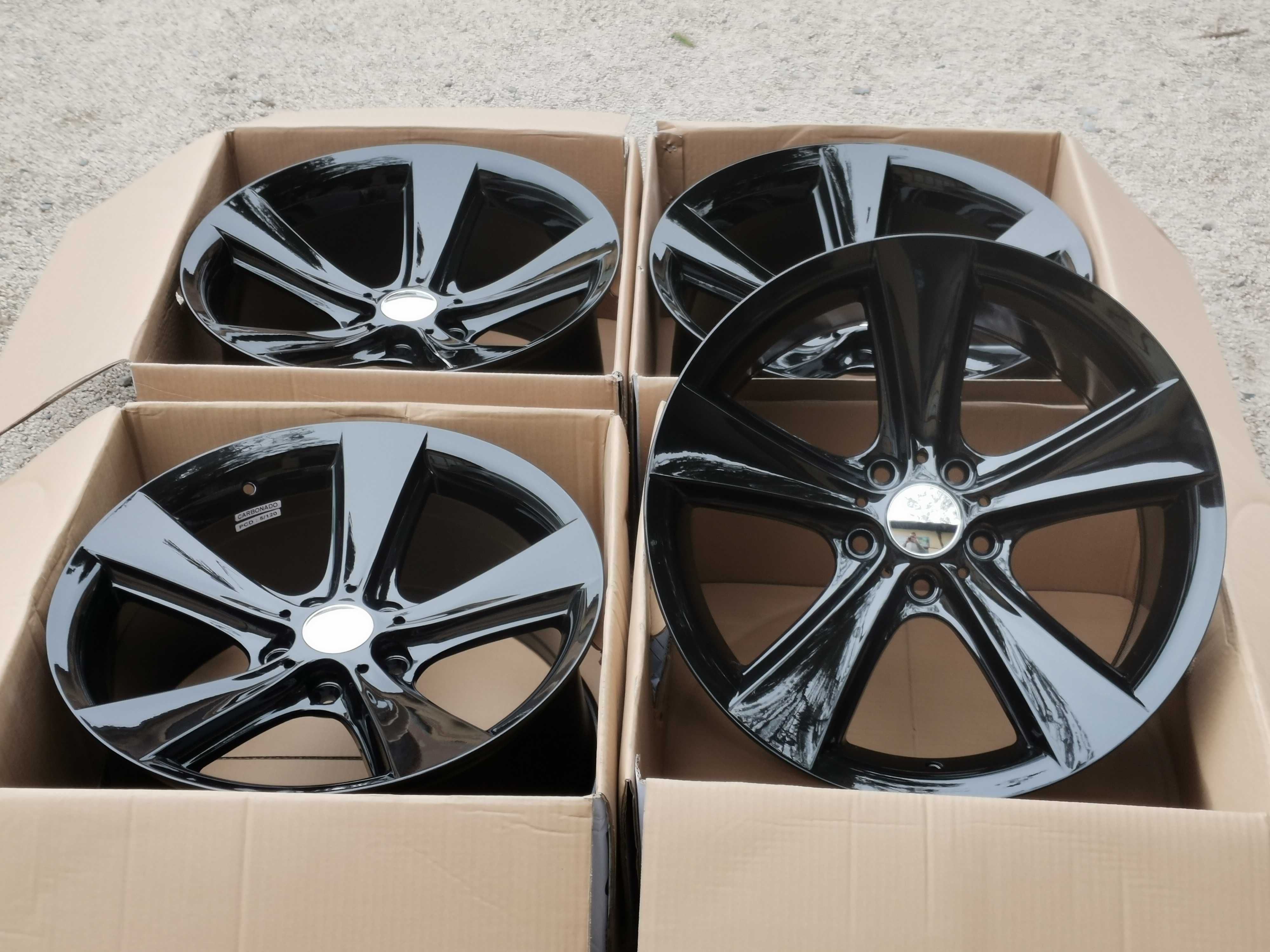 Alufelgi 5x120 19 9/10 ET14 ET24 BMW E60 E63 E65 Concave Styling 128