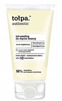 Tołpa Authentic 150 ml żel-peeling do mycia twarzy