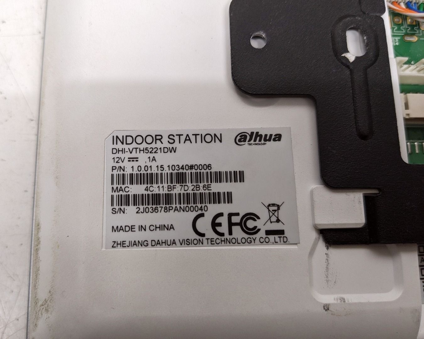 Wi-Fi IP Видеодомофон Dahua DHI-VTH5221DW
