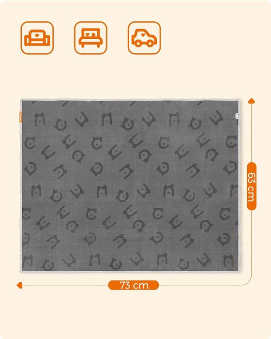 Wodoodporny koc dla zwierząt domowych, 73 x 63 cm