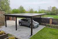 Wiata Aluminiowa samochodowa wym. 6x5,5m Wiata garażowa Carport