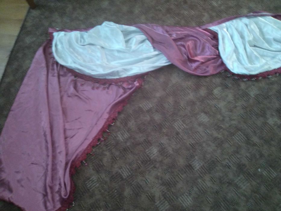 Занавес \тюль\и лабрикен на карниз 3 метра