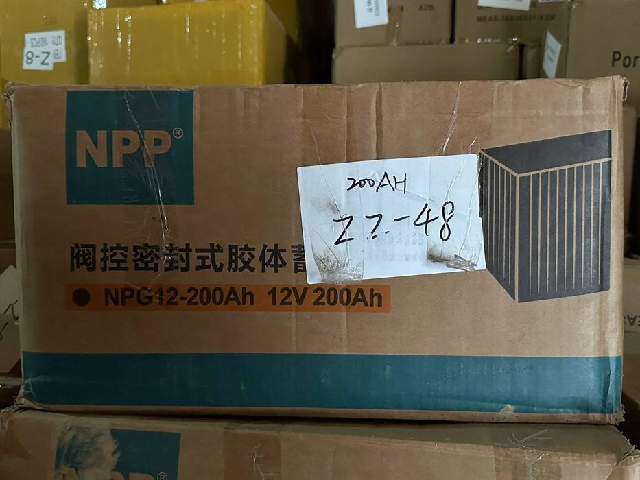 Гелевый аккумулятор RAGGIE 200Ah 12В GEL