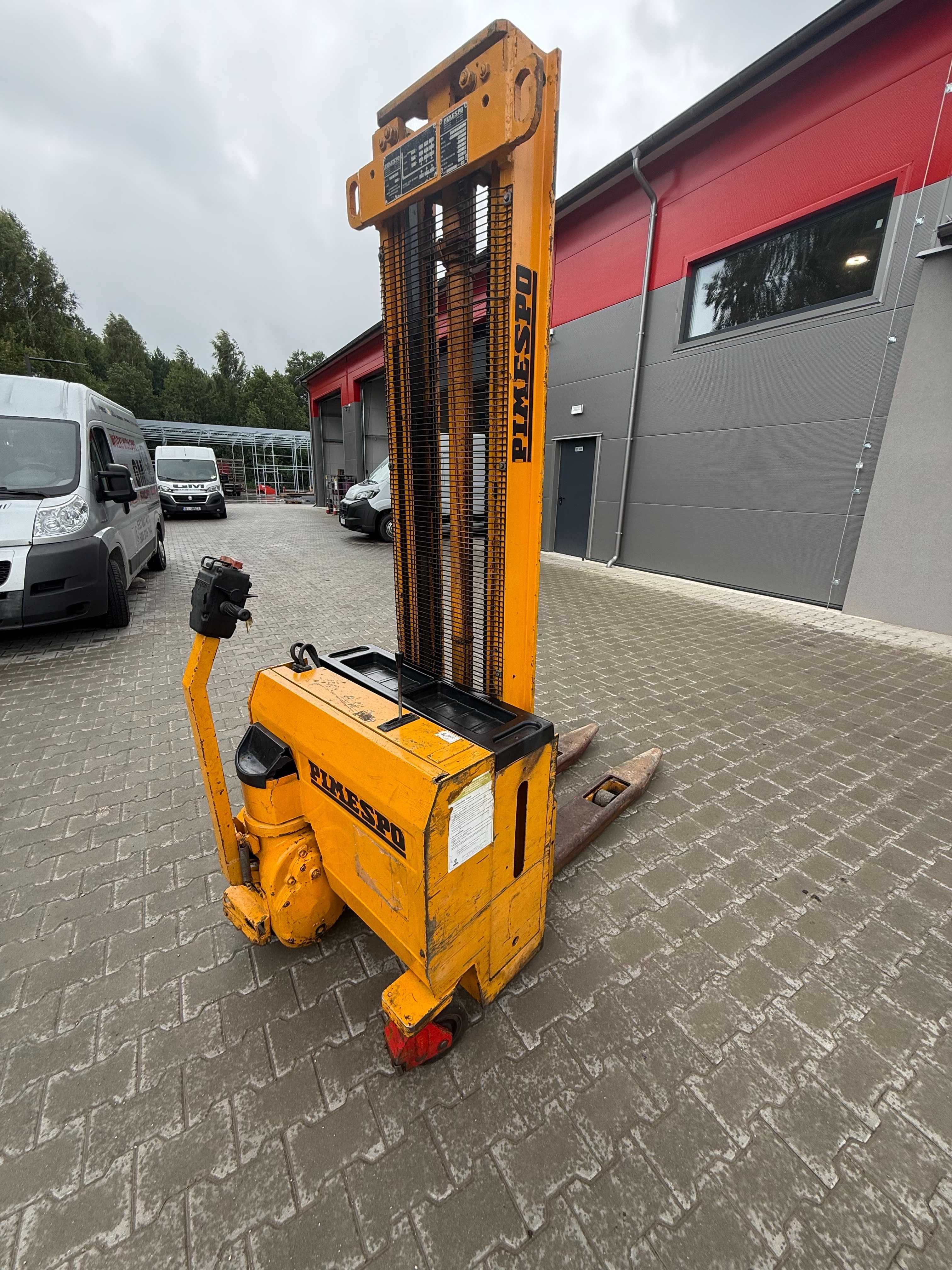 Wózek Paletowy PIMESPO 1.5t  3,6m z Masztem