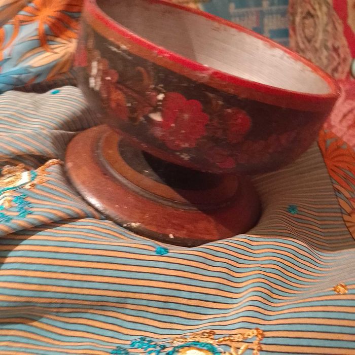 Хохлома советская деревянная посуда