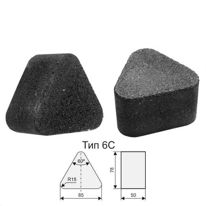 Камені шліфувальні сегменти 6C на мозаїчно шліфувальні машини СО-199