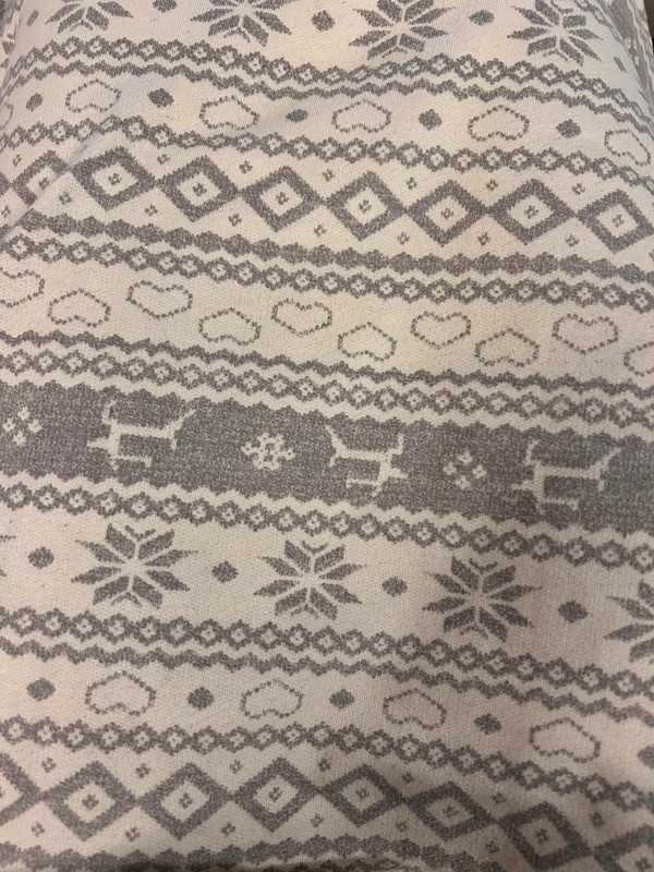 Terranova L 40 szara bluza ciepła z norweskim wzorem szara
