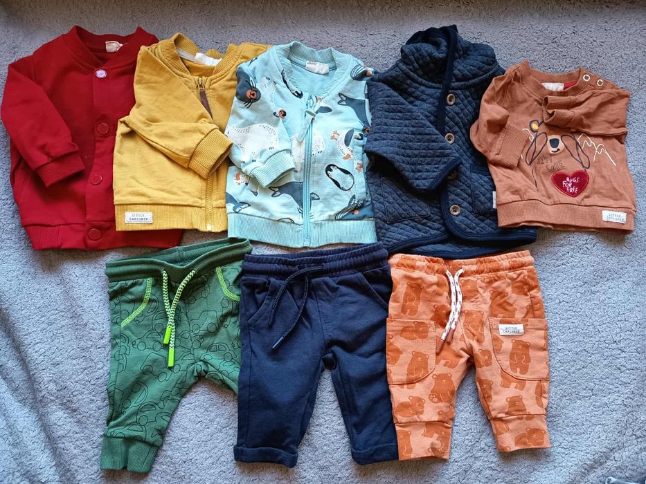 Paczka zestaw ubranek r. 56