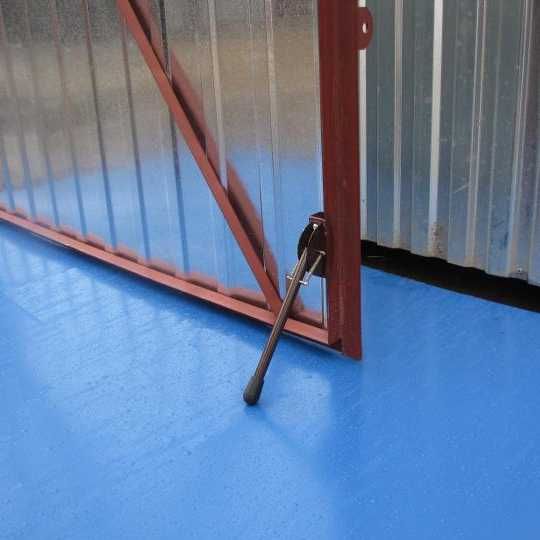 Stopka podpórka blokada nóżka do DRZWI BRAMY FURTKI furtki 350 x 18 mm