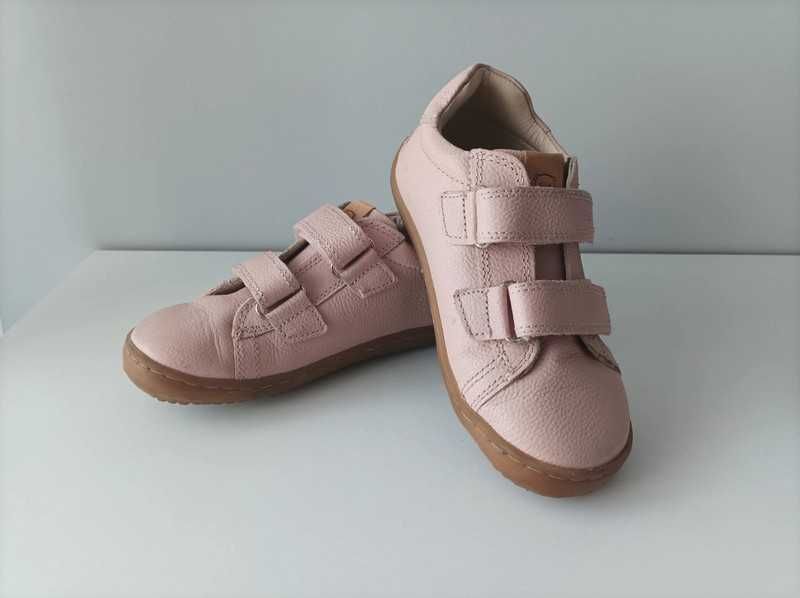 Sneakersy buty na rzepy skórzane 27 dziewczynka