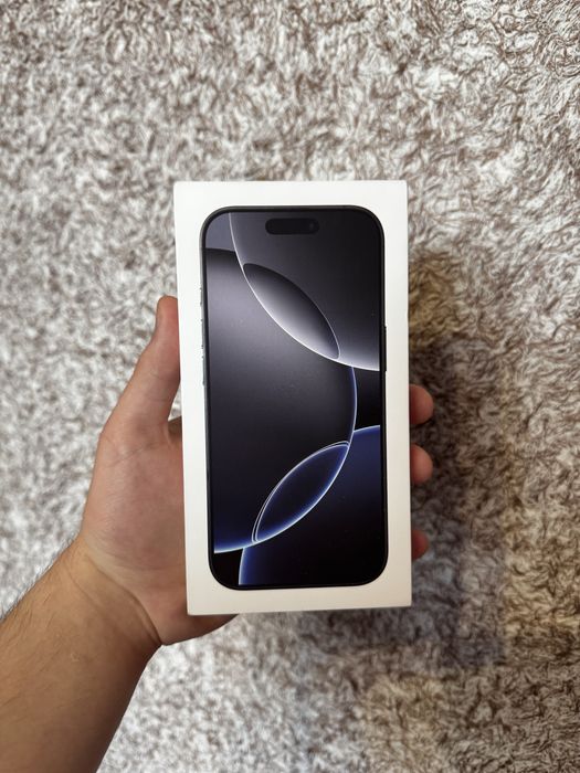 iPhone 16 Pro Black Titanium | Новий | Запечатаний | eSIM