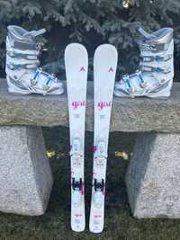 Narty Dynastar 122cm + Buty Nordica 24-24,5cm - Jak Nowe