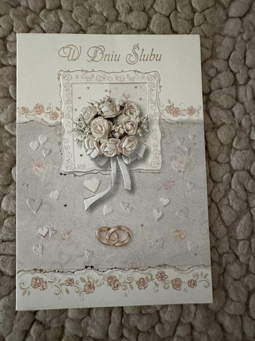 Kartka okolicznościowa w dniu Ślubu z kopertą