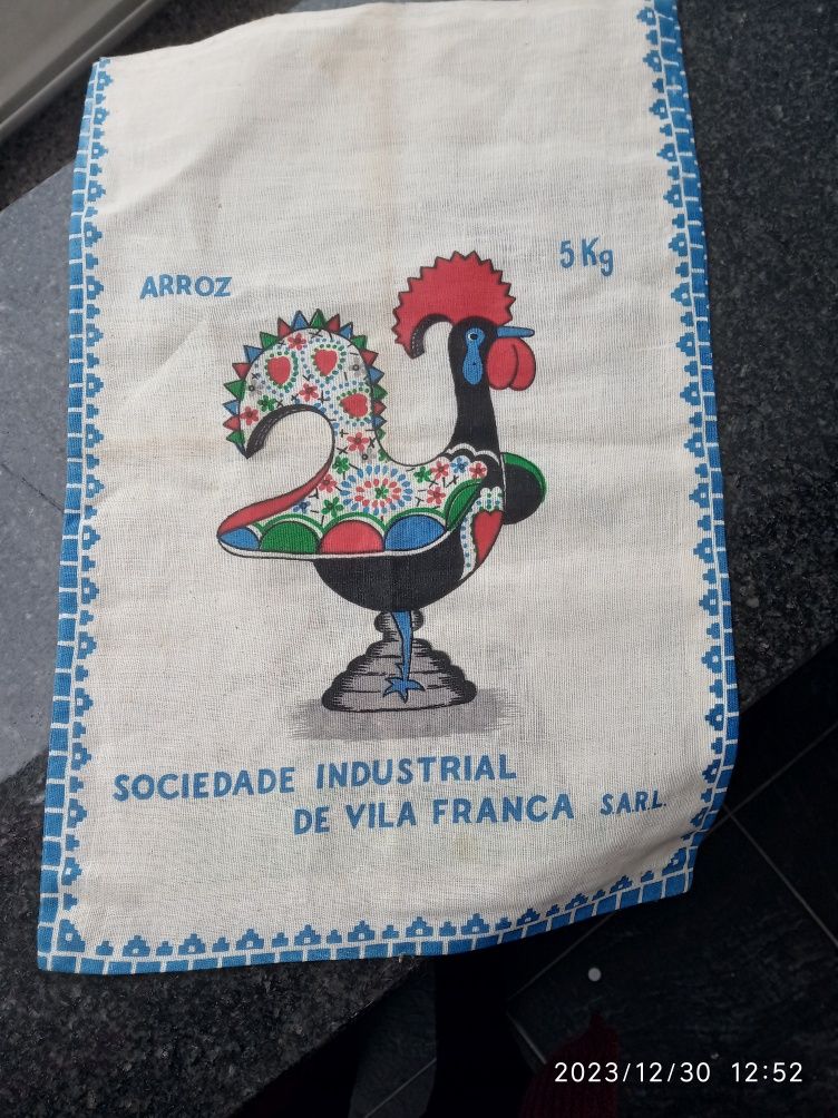 saco da antiga fábrica de arroz Vila Franca de Xira