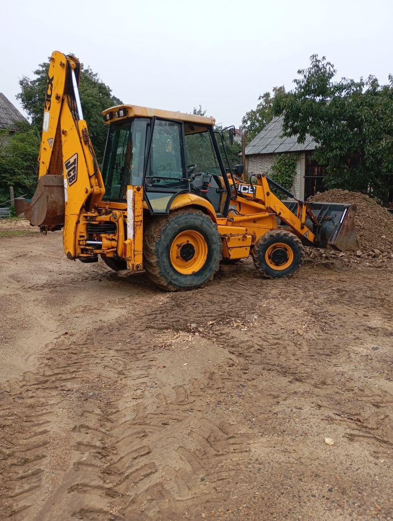 Jcb 3cx contractor umowa koparko ładowarka cat 428c