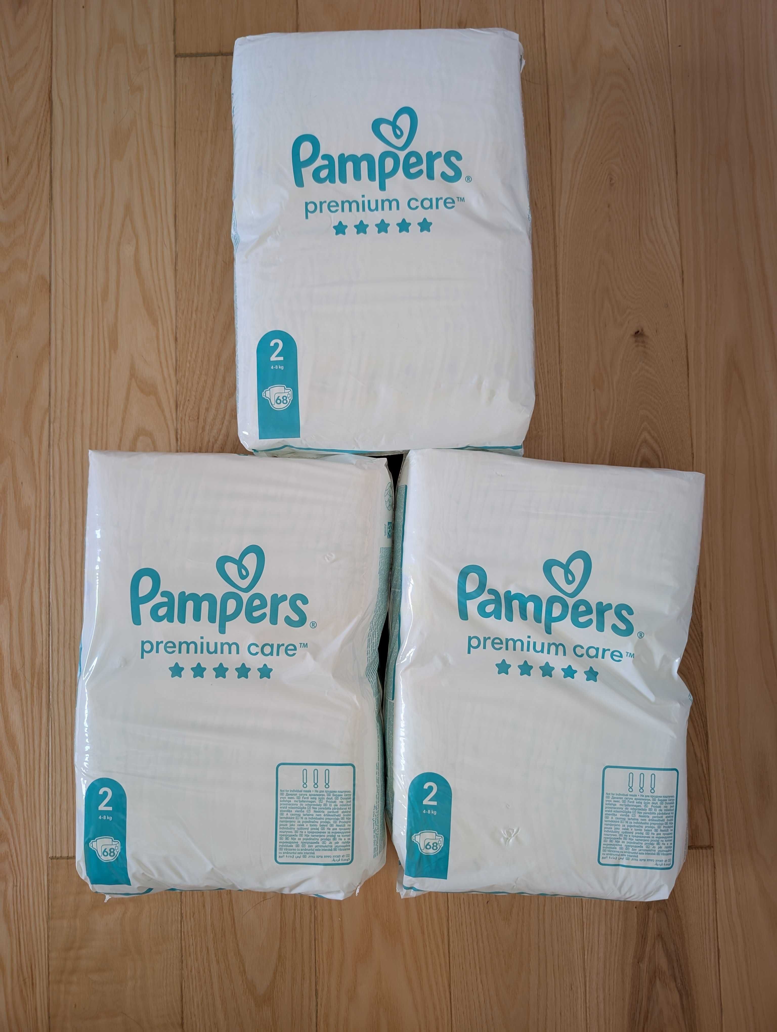 Pampers Premium Care 2 204 sztuki nowe zafoliowane