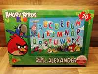 Nowe puzzle Angry Birds maxi 20 literki.