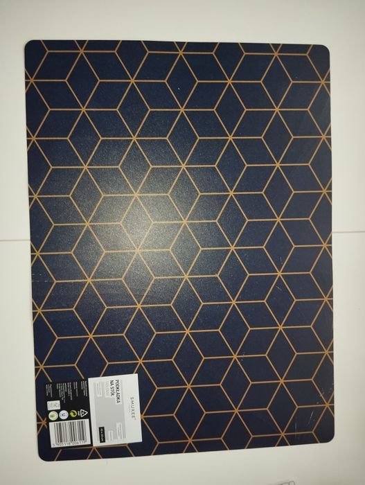 4 przepiękne podkładki na stół maty Glamour dwustronne