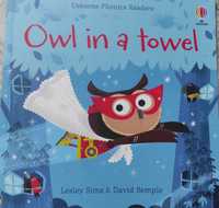 Książka usborne owl in a towel
