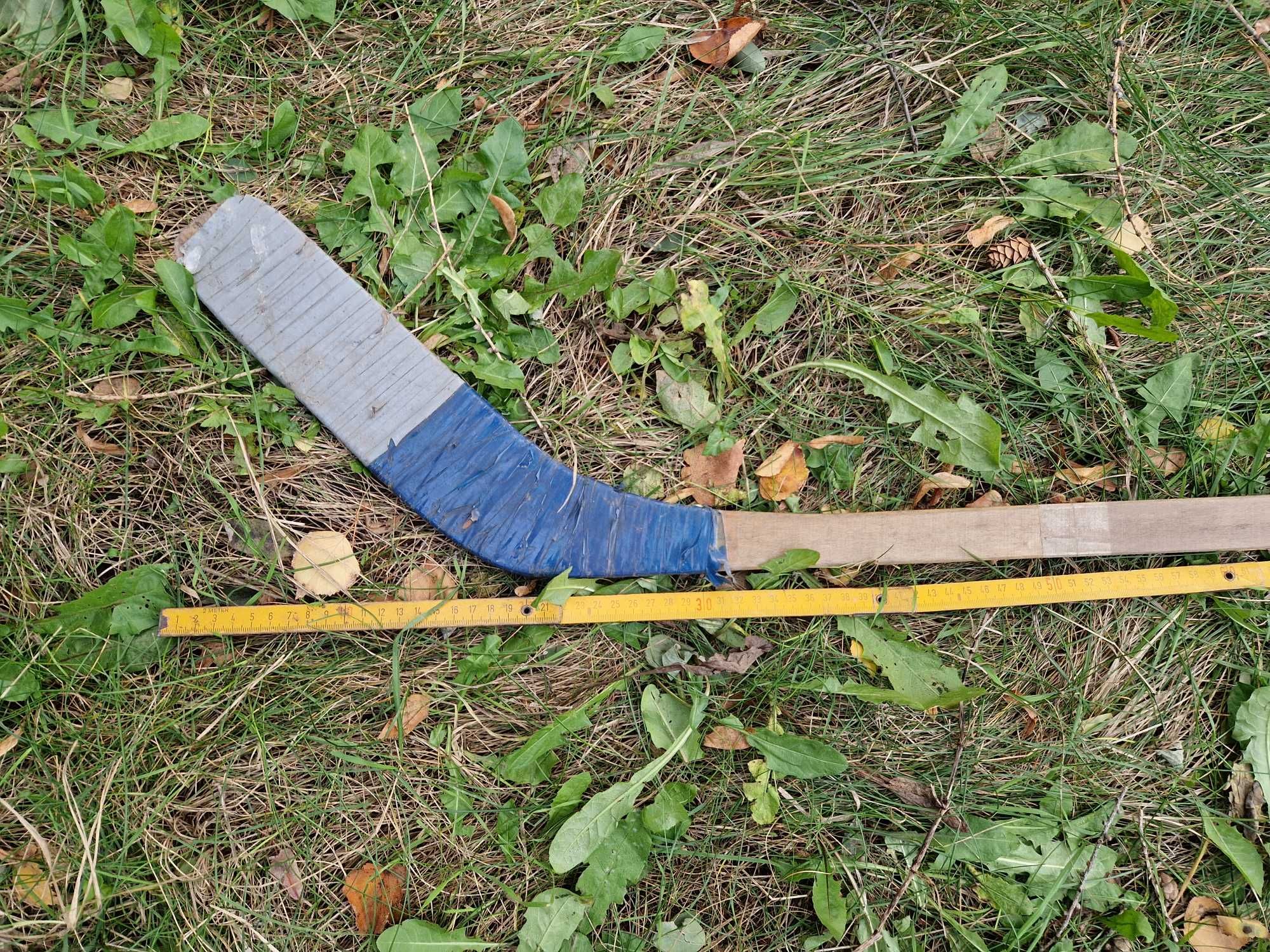 Stary sprawny kij hokejowy do hokeja na lód 153cm prosty Balzer Senior