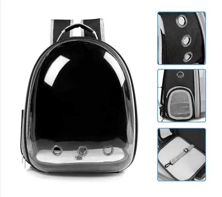 Рюкзак переноска для кота кошки собак домашних животных прозрачный