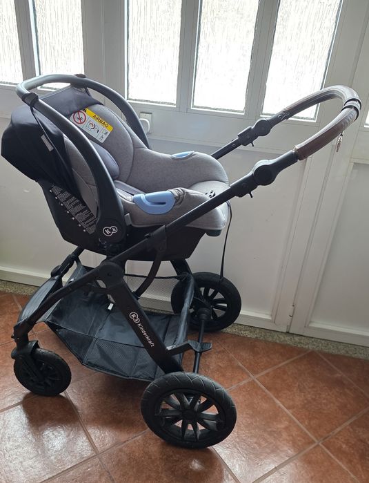 Carrinho de Bebé Trio KINDERKRAFT 3 Em 1 Xmoov Grey (22Kg)