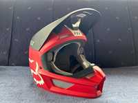 Kask czerwony fox