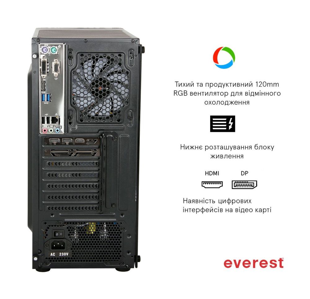 Комп'ютер Everest Home 4080 (4080_7610)