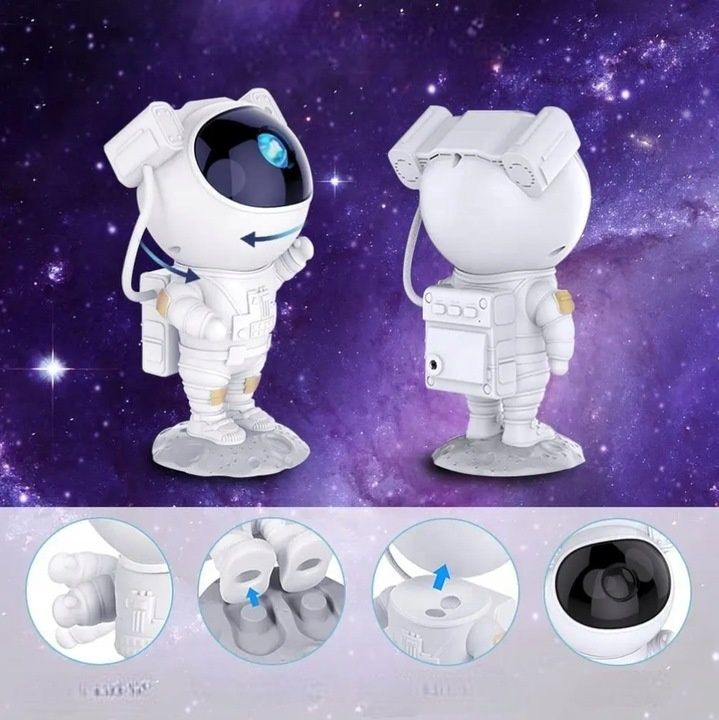 Projektor astronauta lampka nocna dzieci
