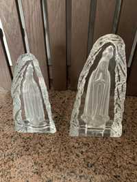 Figura de nossa Senhora de Fatima em vidro