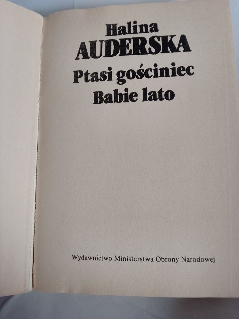 Halina Auderska Ptasi gościniec, Babie lato