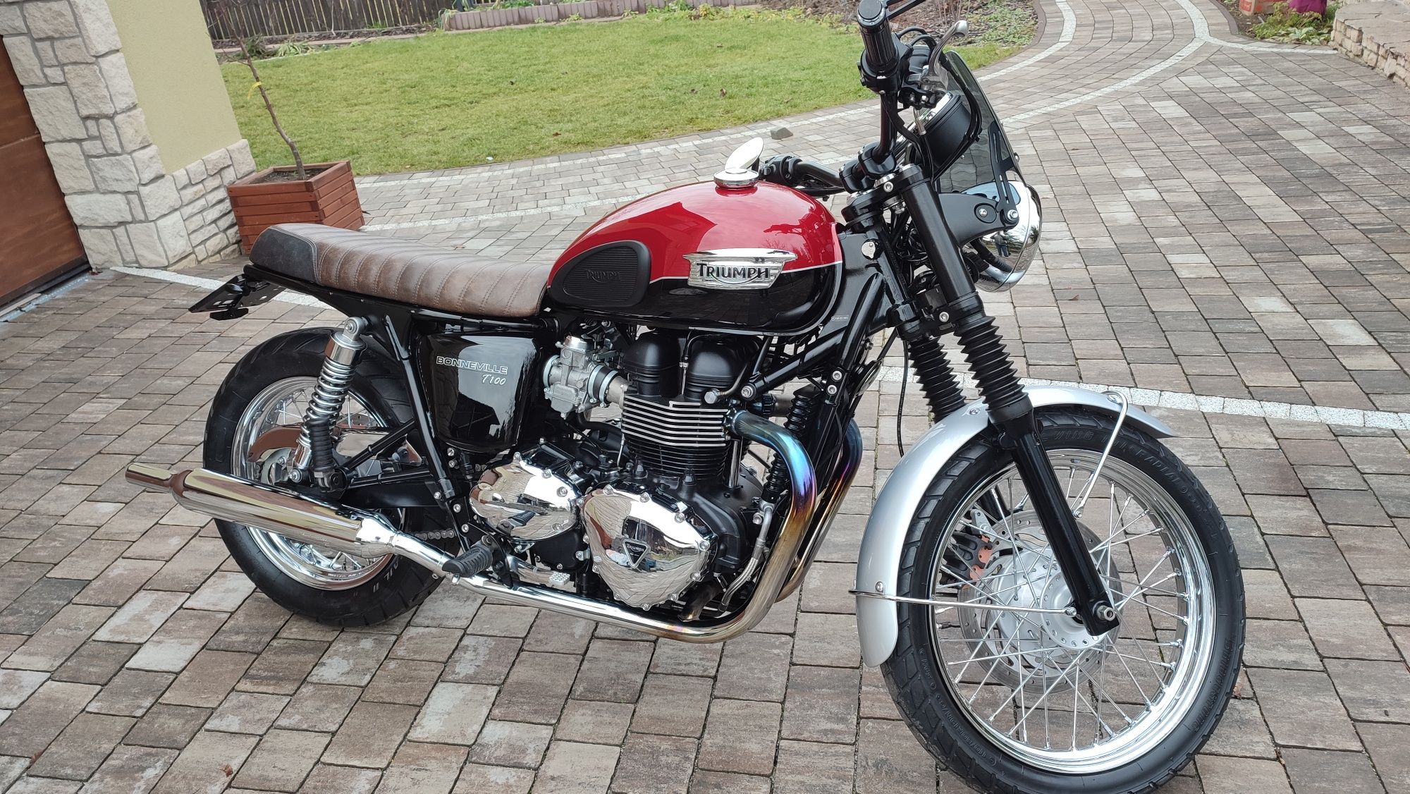 Triumph T 100 Bonneville, xs cafe racer piękny klasyk