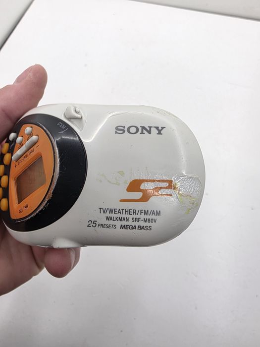 Радіо Sony walkman 90-х для спорта