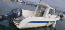 Barco cabinado classe4 motor 115cv injecção