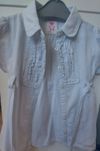 Blusa azul clara Lefties - tamanho 3/4 anos