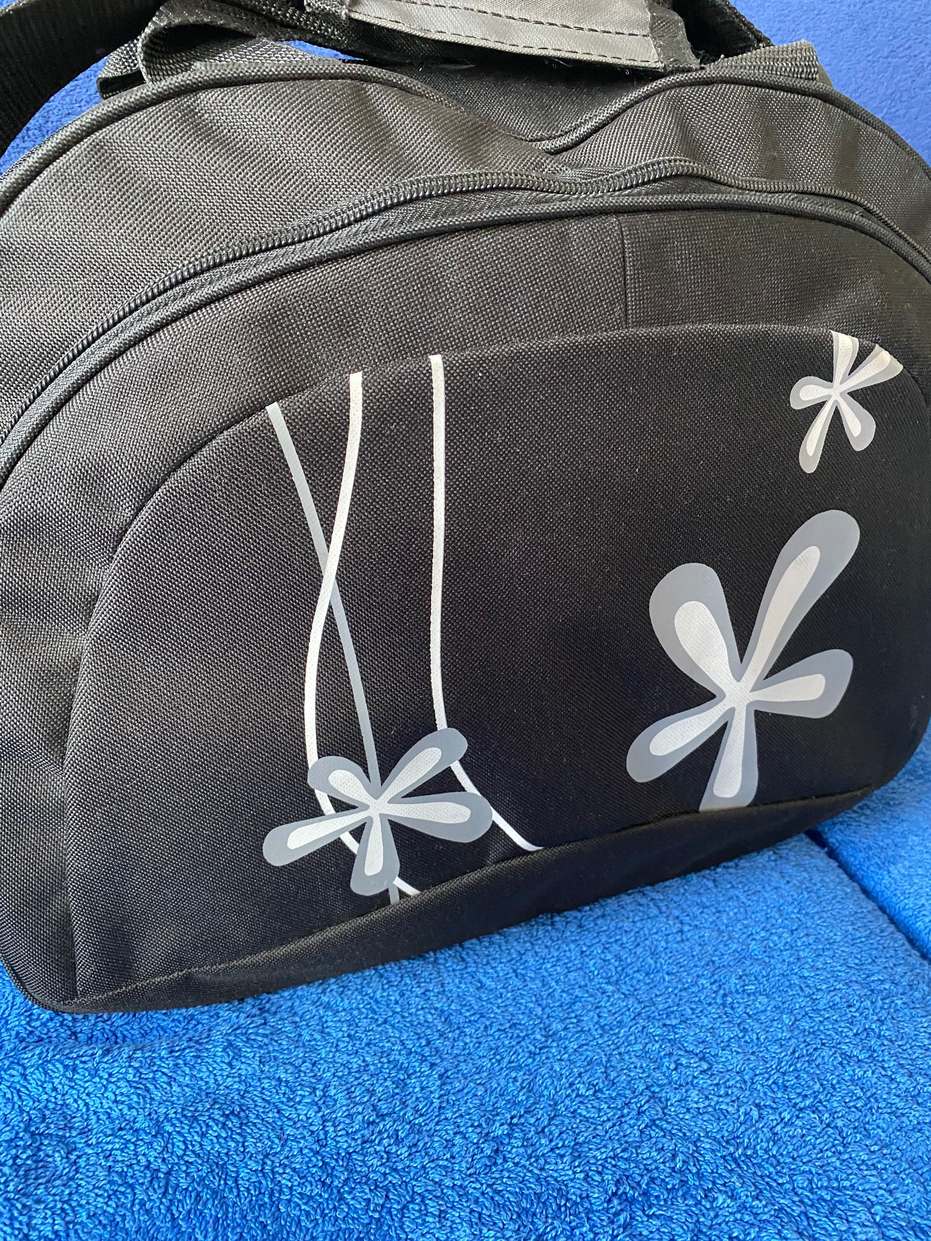 Torba turystyczna podróżna w kolorze czarnym  40x30x20cm