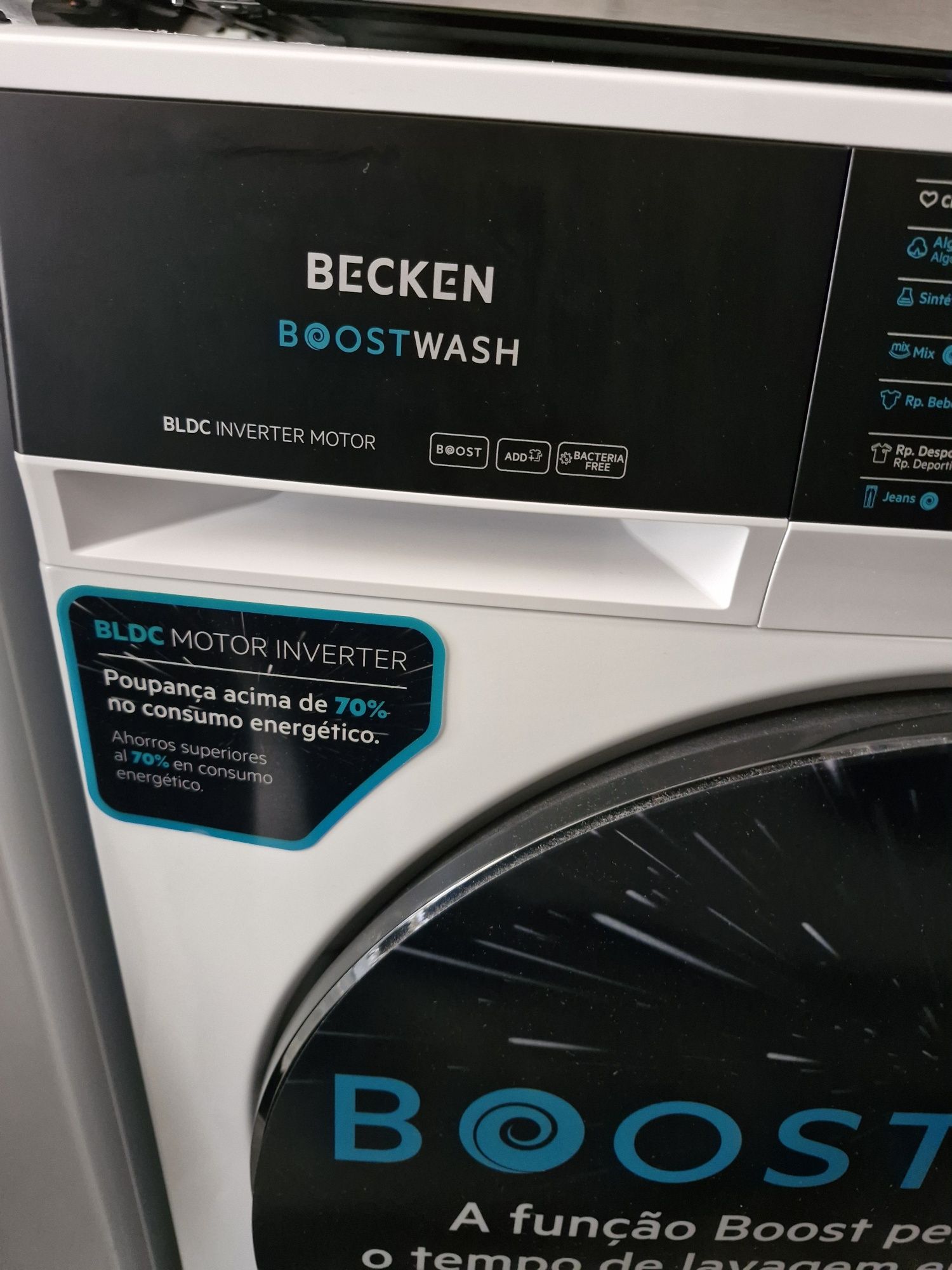 Máquina de lavar roupa becken 9kg