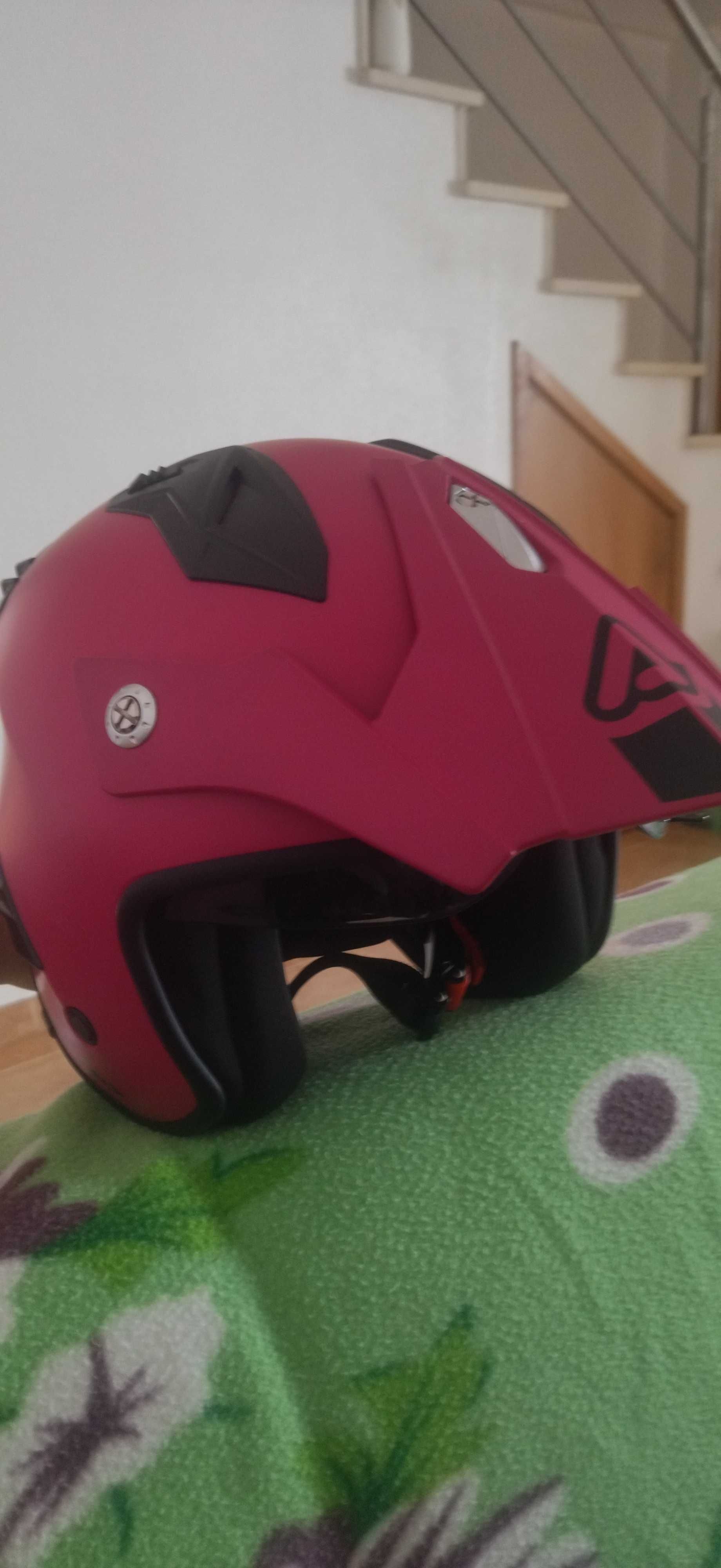 Capacete mota mulher